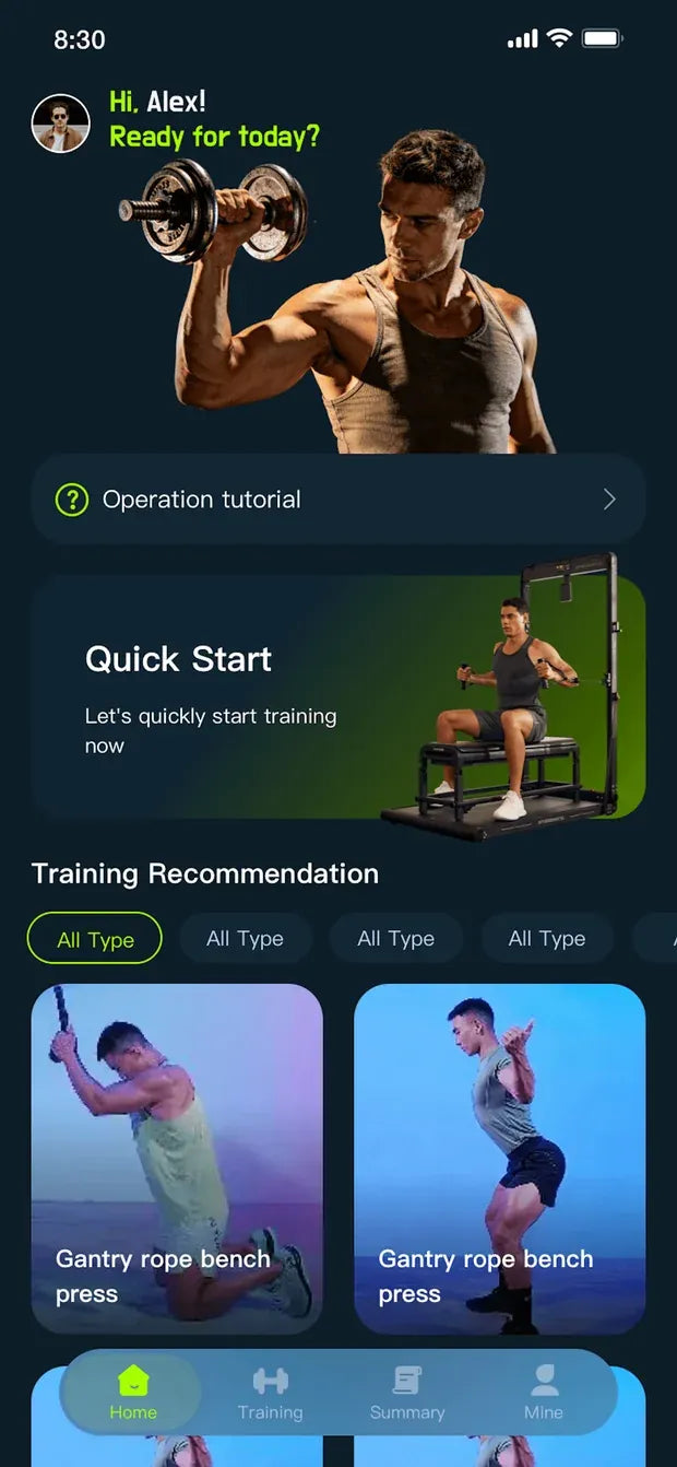 ABRE. ELIGE. ENTRENA. on iPhone