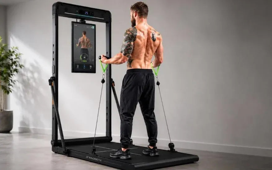 La máquina de gimnasio inteligente OMNI X1 lleva el entrenador personal con IA a casa